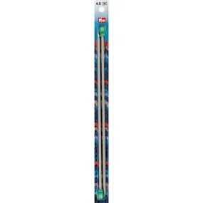 Aiguilles à tricoter à boule aluminium n°4.5 30cm prym 191455