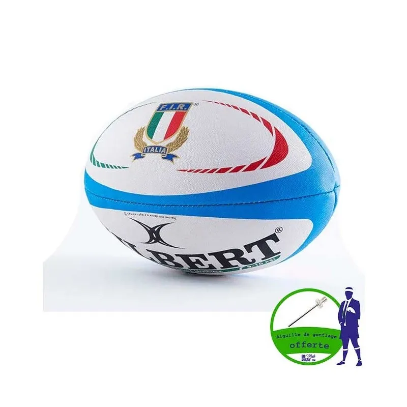 Ballon Rugby Italie  Replica taille 5 / Gilbert