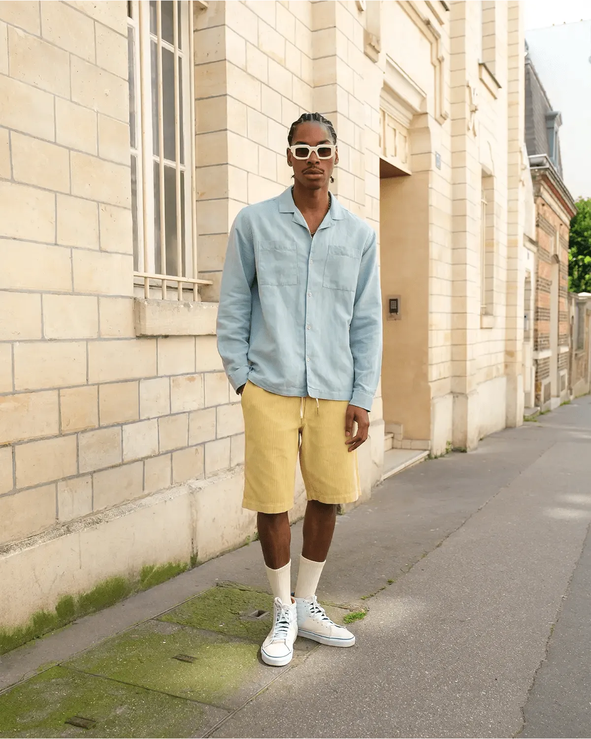 BERMUDA BEIGE CHANVRE | DUSTIN