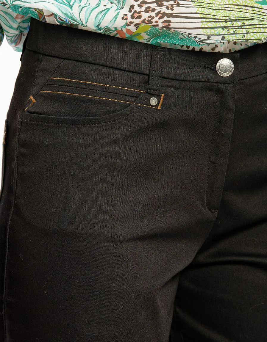Bermuda noir stretch 