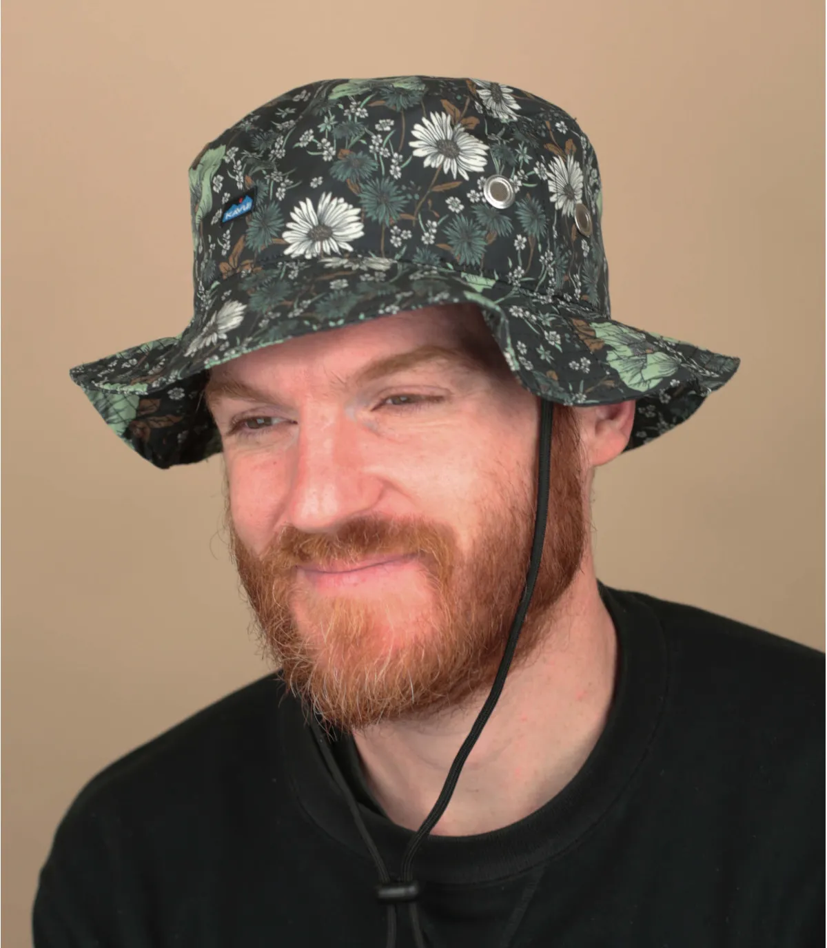 Bob noir imprimé fleuri - BFE Boonie wildflowers Kavu : Headict