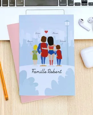 Bol Famille super-héros personnalisé