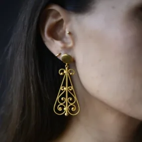 Boucles d'oreilles formes arrondies Beyrouth I Triangle ou Ovale