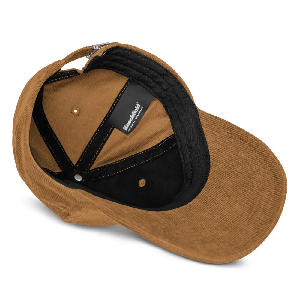 Casquette en velours ctelé Blason Corsica