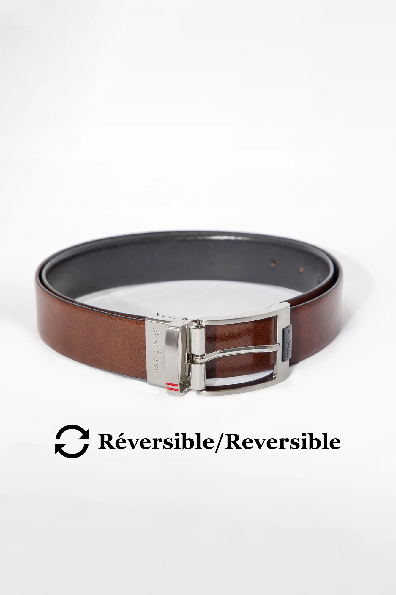 Ceinture Au Noir | DESOTO Noir Brun Brossé