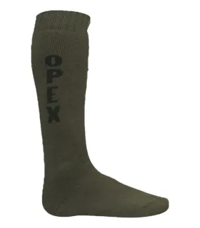 Chaussette mis-bas pour grand froid verte
