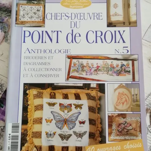 Chefs-d'oeuvre au point de croix- livre n°5