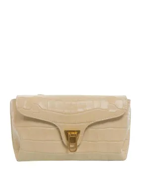 Coccinelle Beat Coco Shiny Soft  Mini Sac En Cuir Imprimé Croco Soie - Achetez À Prix Outlet!