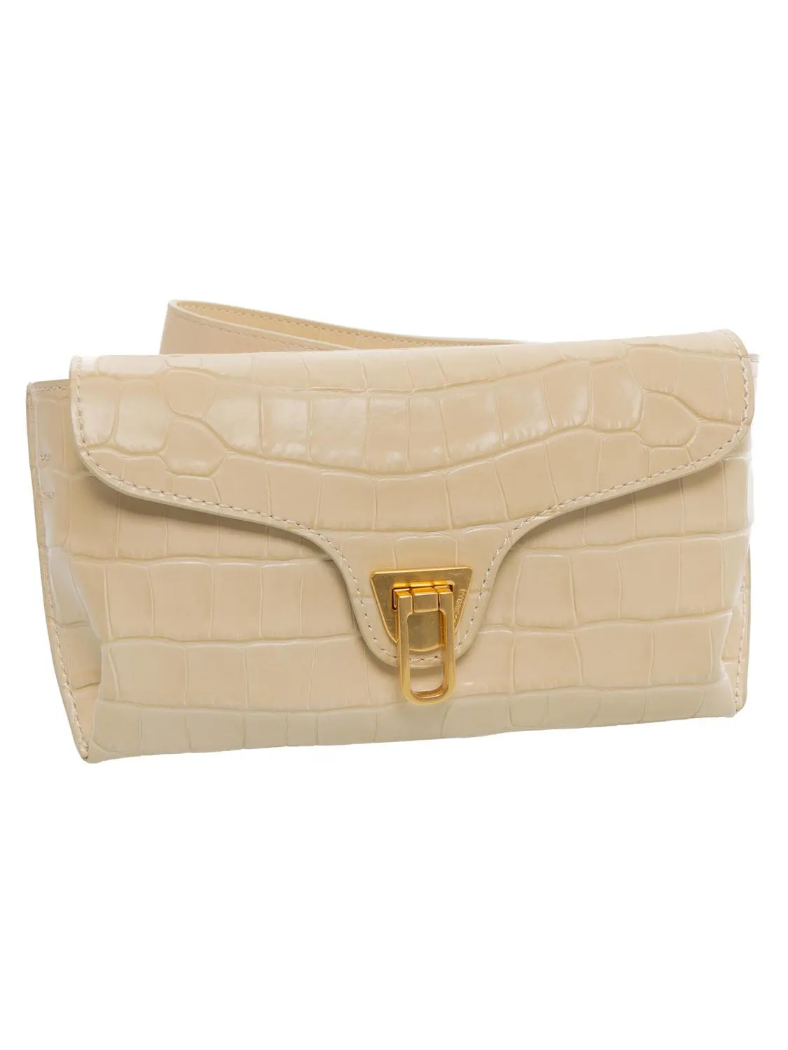 Coccinelle Beat Coco Shiny Soft  Mini Sac En Cuir Imprimé Croco Soie - Achetez À Prix Outlet!