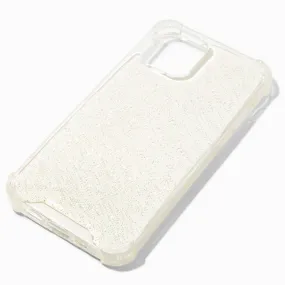 Coque de protection pour portable transparente à paillettes - Compatible avec iPhone® 12/12 Pro