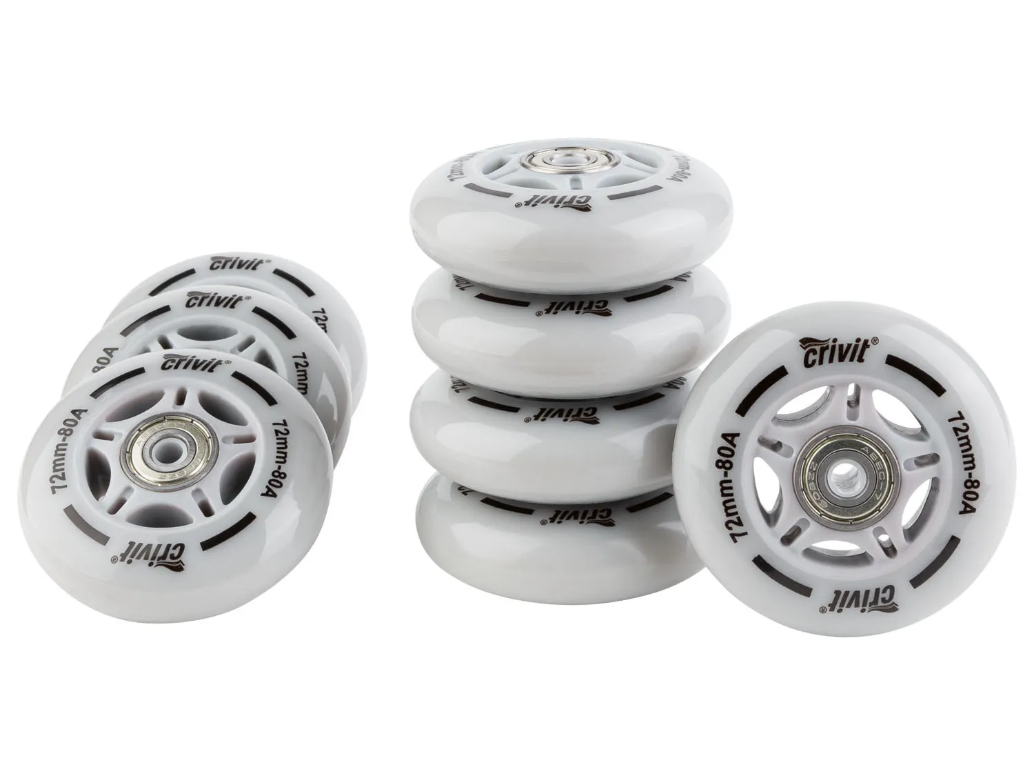 CRIVIT Set de roues pour patins