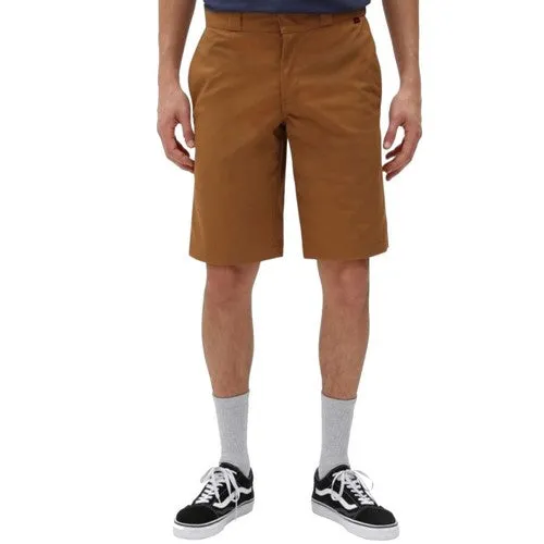 DICKIES SLIM STRAIGHT FLEX SHORT Marron