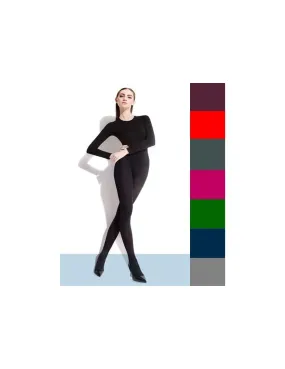 Découvrez le collant grande taille microfibre coloré Roza de Fiore