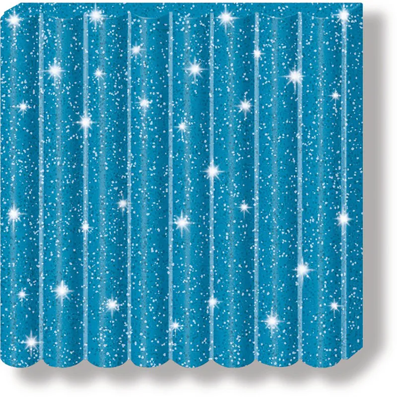 FIMO pâte à modeler kids, bleu pailleté