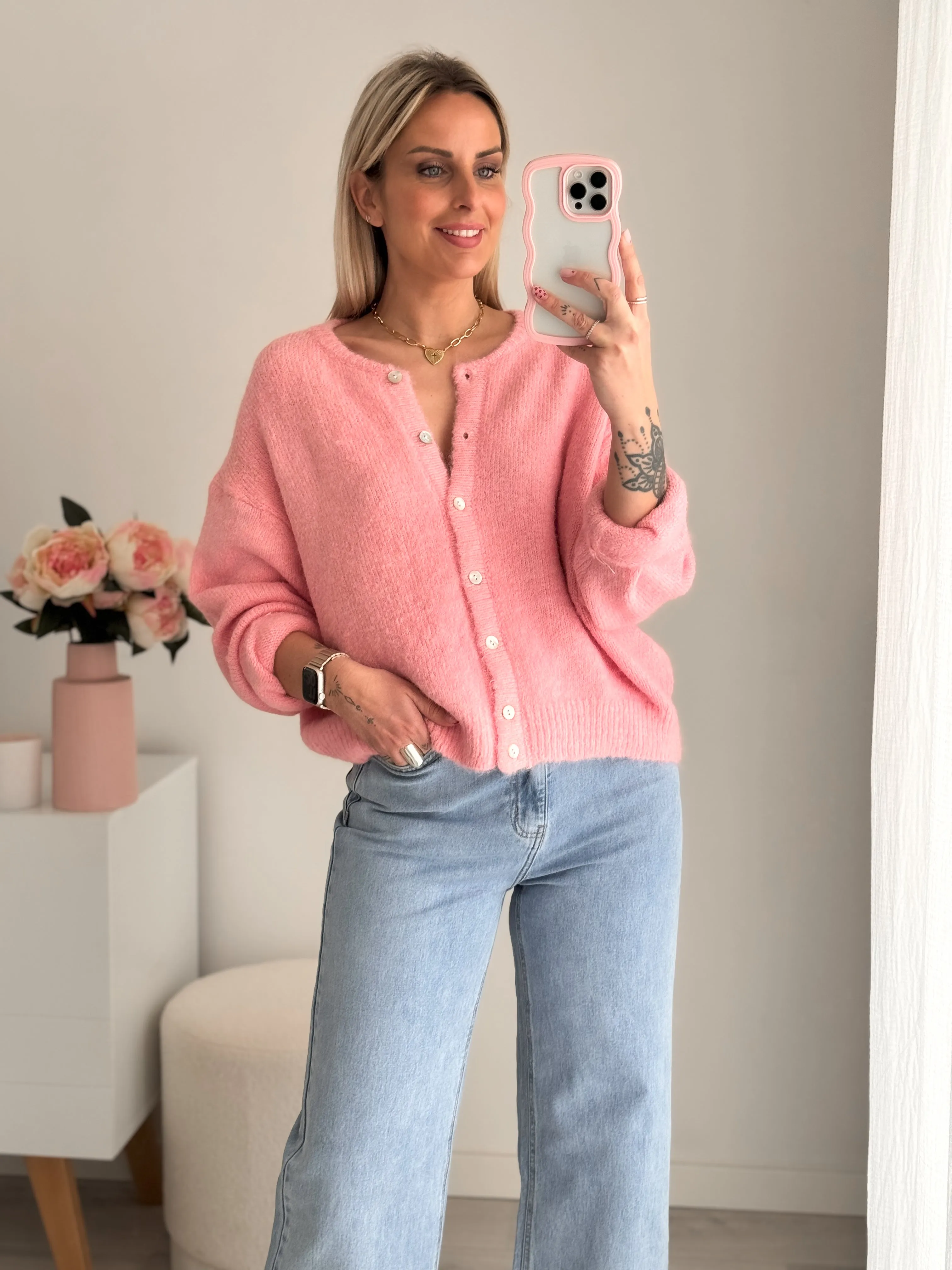 Gilet Charlie - Rose