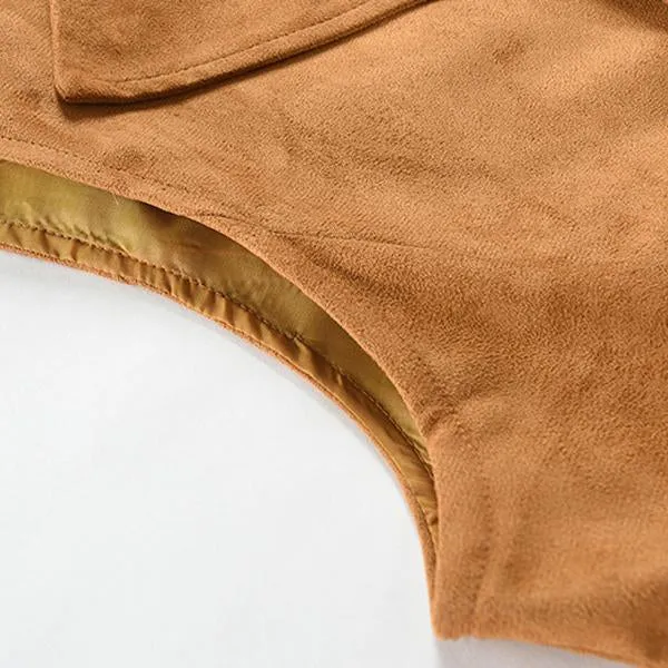Gilet vintage à double boutonnage pour homme