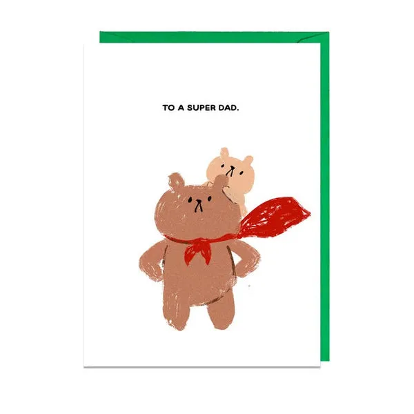 Jolly Awesome Super Dad Card - Trouva