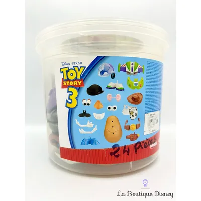 Jouet Sceau Mr Patate Toy Story 3 Disney Hasbro Mr Potato Head Woody Buzz l'éclair
