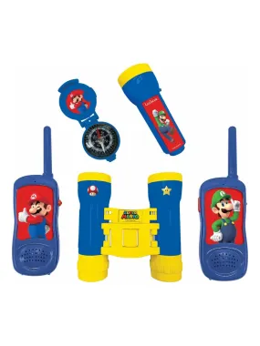 Kit D’aventurier Super Mario Avec Talkie-walkies Portée 120m, Jumelles Et Boussole - N/A