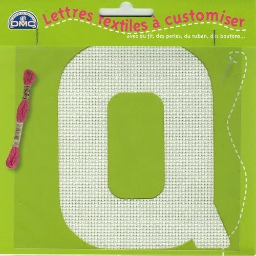 Lettre à broder " q "