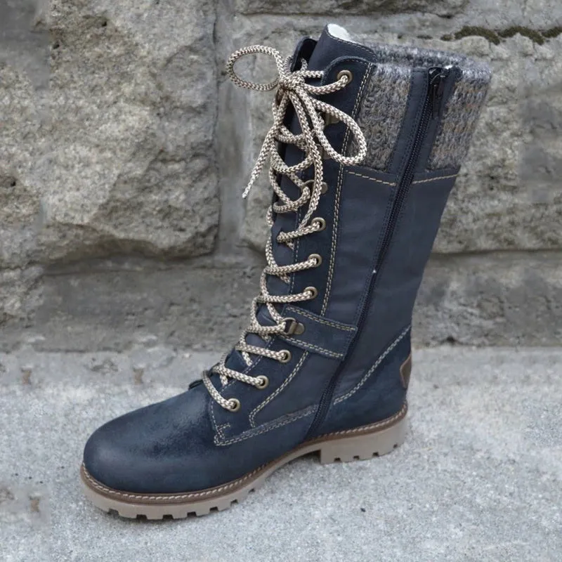 Lieser | Bottes en maille avec fermeture éclair
