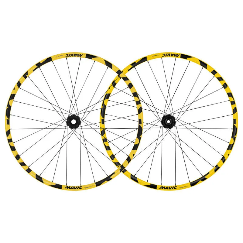 Mavic Deemax DH Yellow 29 | 20 x 110 - 12 x 157 mm | 6 Trous - Paire de roues VTT 29" | Hardloop