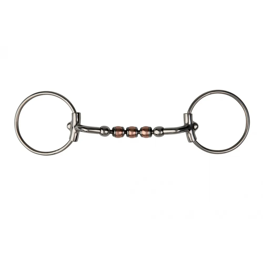 Mors 2 anneaux Metalab Roulettes pivotantes cuivres - PADD - MORS 2 ANNEAUX - PADD