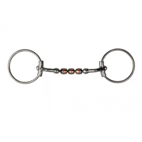 Mors 2 anneaux Metalab Roulettes pivotantes cuivres - PADD - MORS 2 ANNEAUX - PADD