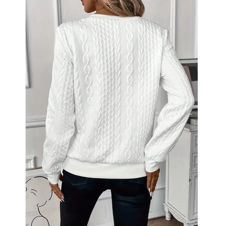 Nuala  | Sweat légant à Zip en Polaire | Hiver