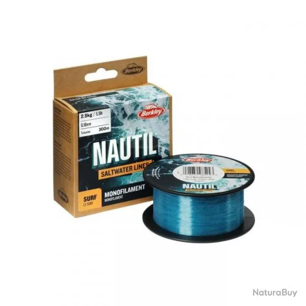 Nylon Berkley Nautil Surf Monofilament 600m 4kg 600m 0.22 mm
