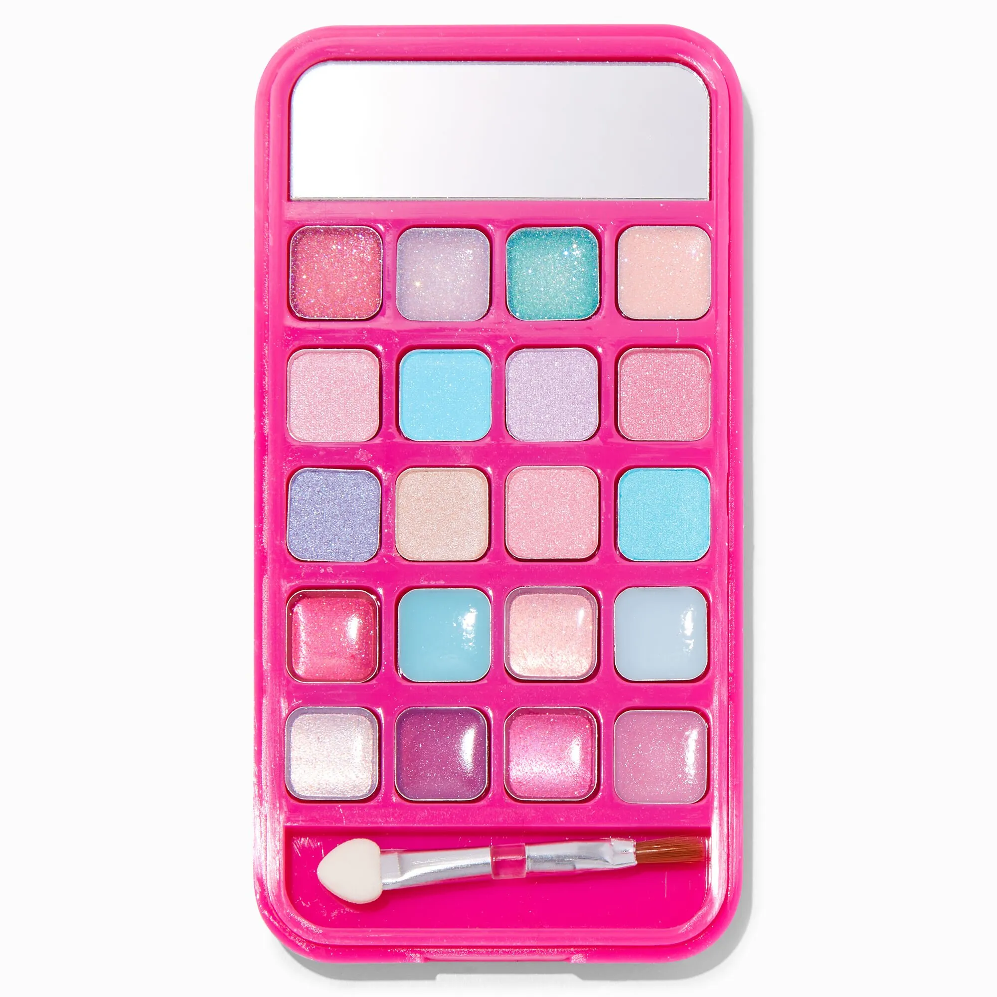 Palette compacte de maquillage portable bling bling licorne années 2000