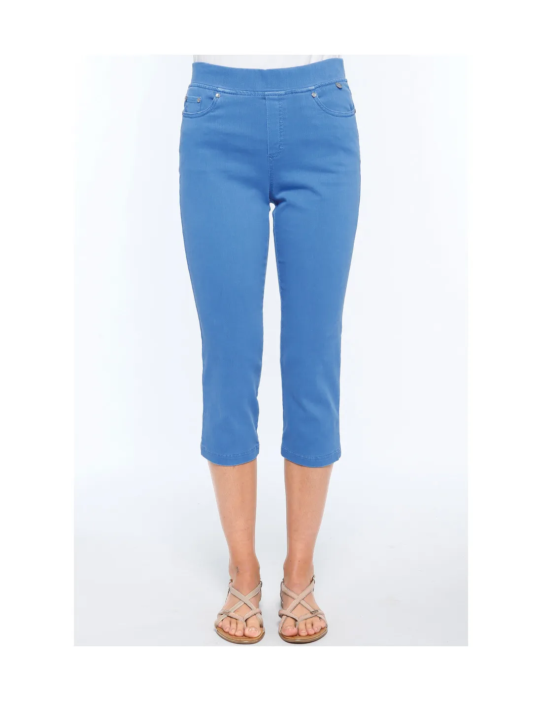 Pantacourt jegging coton