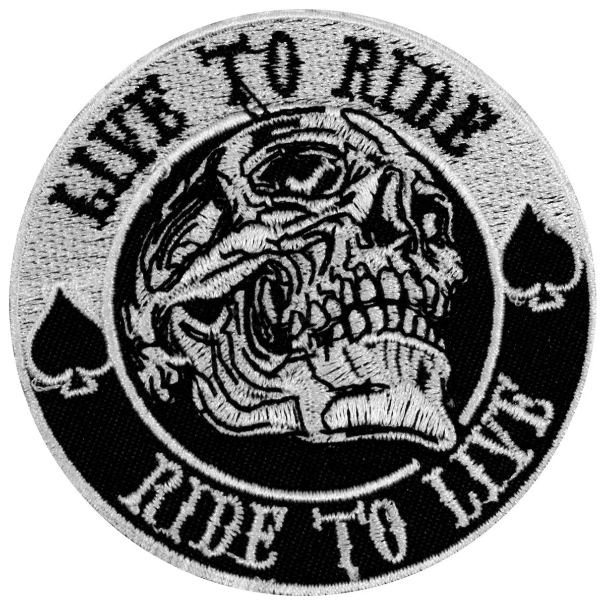 Patch BIKER - Live To Ride - Rock A Gogo