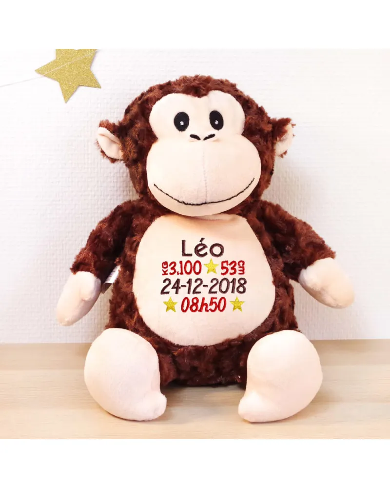 Peluche Singe « Huggles »