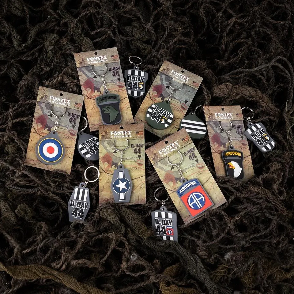 Porte-clés 3D PVC RAF Roundel D-Day 44