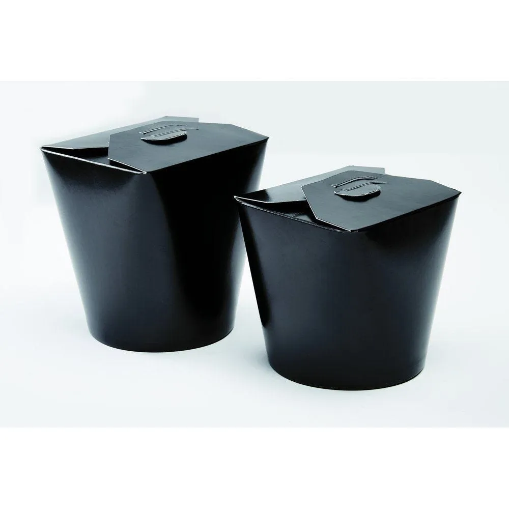 Pot à pâtes noir fermeture croisillon