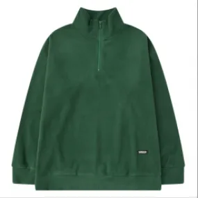 Pull unisexe à fermeture éclair et col montant