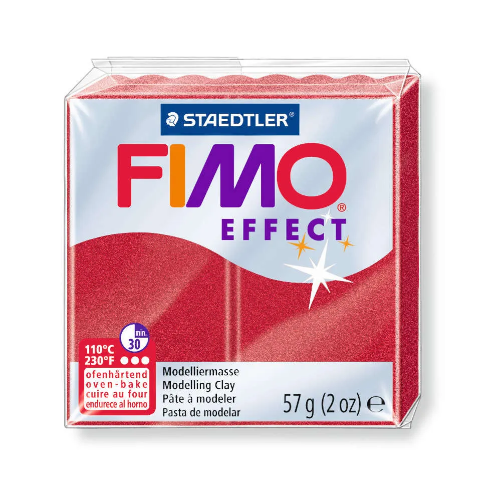 Pâte Fimo Effect, 57g - Métal rubis