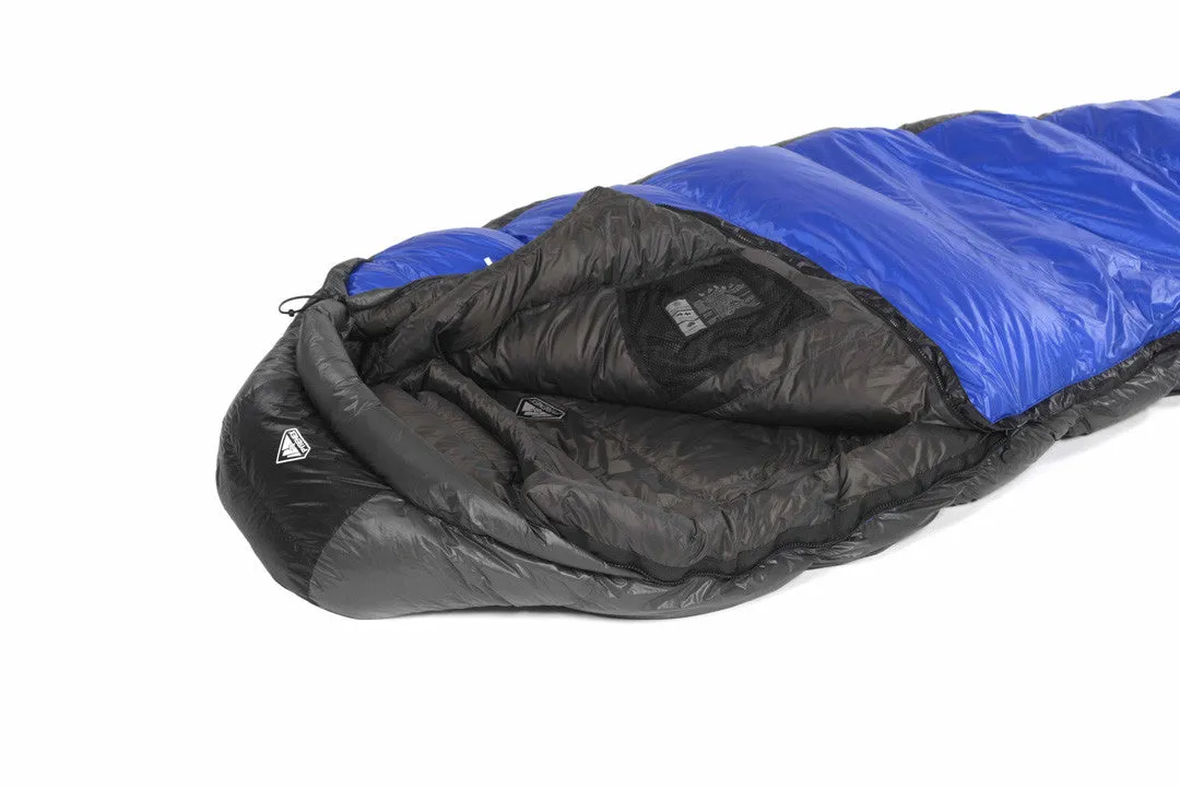 Sac de couchage Nepal 800 Charcoal/royal/black