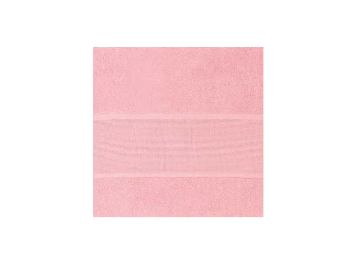 Serviette de toilette rose Rico