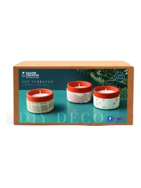 Set 'fimo' 3 Bougies À Fabriquer - N/A