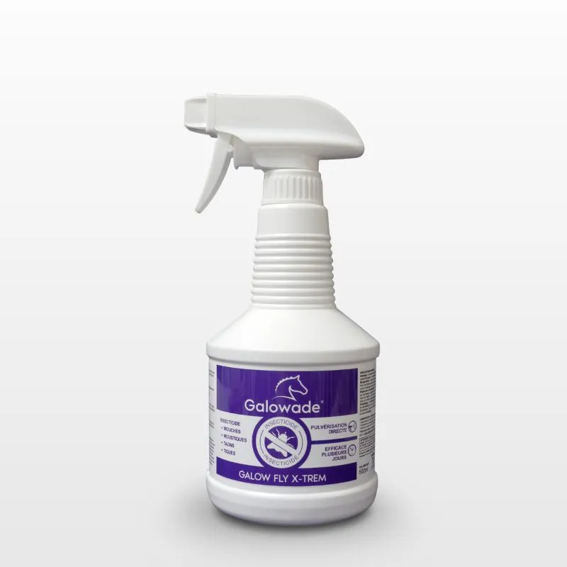 Spray anti-mouche cheval Galow Fly X-Trem - Galowade - GALOWADE - Spray anti-mouche cheval - Equestra