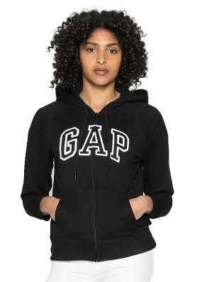sweat-shirt GAP Logo GAP Zip - True Black V2 - women´s