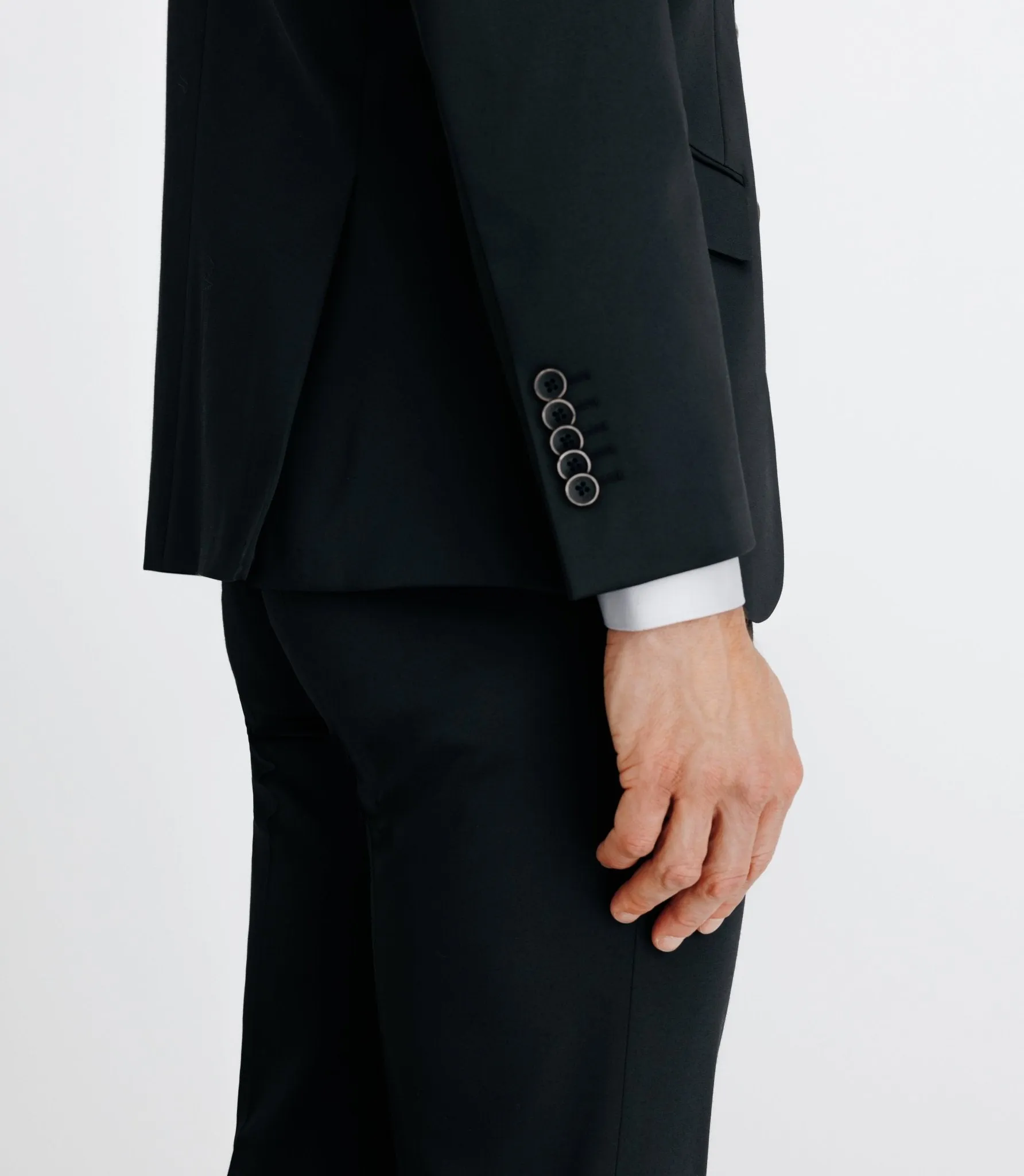 Veste ville séparable tissu technique noir